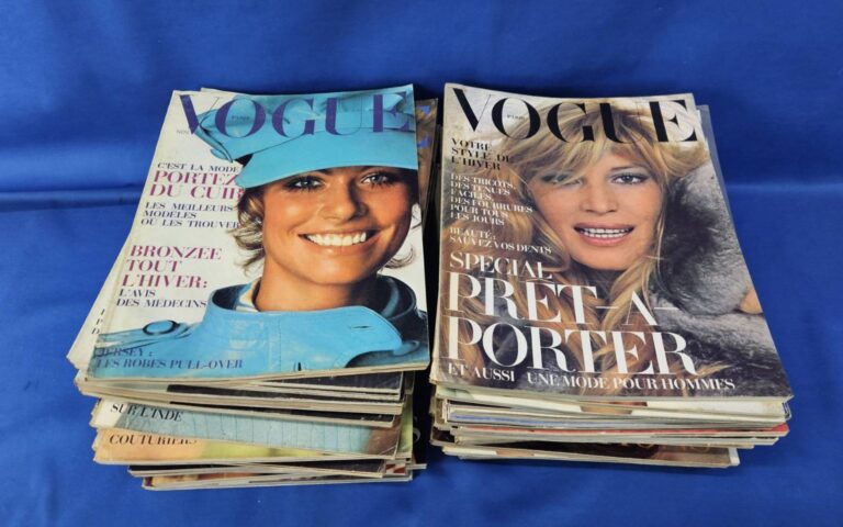 【買取】VOGUE ヴォーグ60~70年代 フランス版 洋雑誌